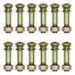 Qty 12: Wheel Stud w/ Washer & Nut  Fits David Brown Replaces 370938S36