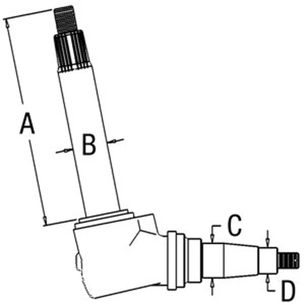 D9NN3105AA RH LH Spindle Fits Ford New Holland 8000 8530 8630 8700 TW10 TW2