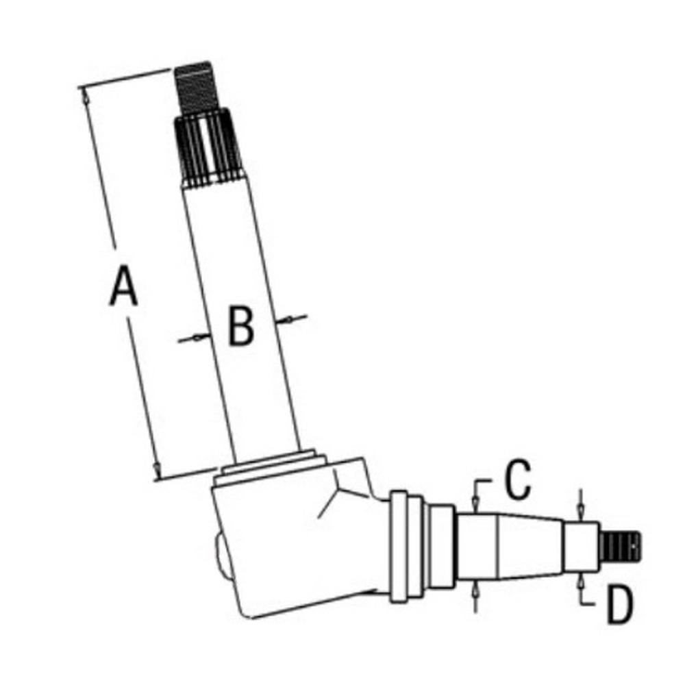 D9NN3105AA RH LH Spindle Fits Ford New Holland 8000 8530 8630 8700 TW10 TW2