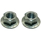 Qty. 2: Disc Mower Blade Nut
 Fits John Deere Replaces DC19996