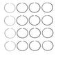 Qty 4: Piston Ring Set (.040) Fits Ford/New Holland Replaces 3917471