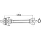 ROTARY CUTTER CV PTO DRIVELINE Fits John Deere CX15 HX20 CX20 HX20 BW15805 1000