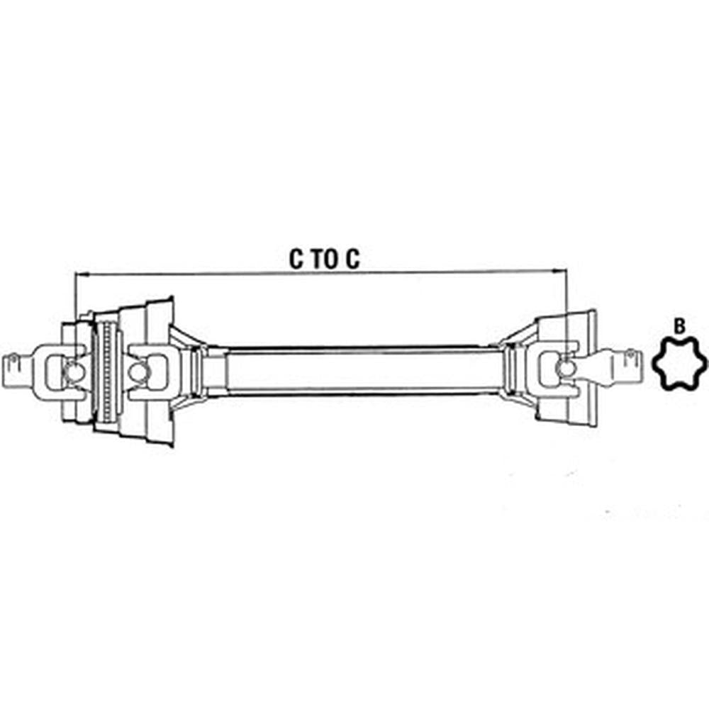 ROTARY CUTTER CV PTO DRIVELINE for Bush Hog 2615 3615 2620 3610 3615 Large 1000