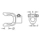 BP510027752 New Bondioli & Pavesi 100 660 QD Tractor Yoke with 1 1/8" Hex Bore