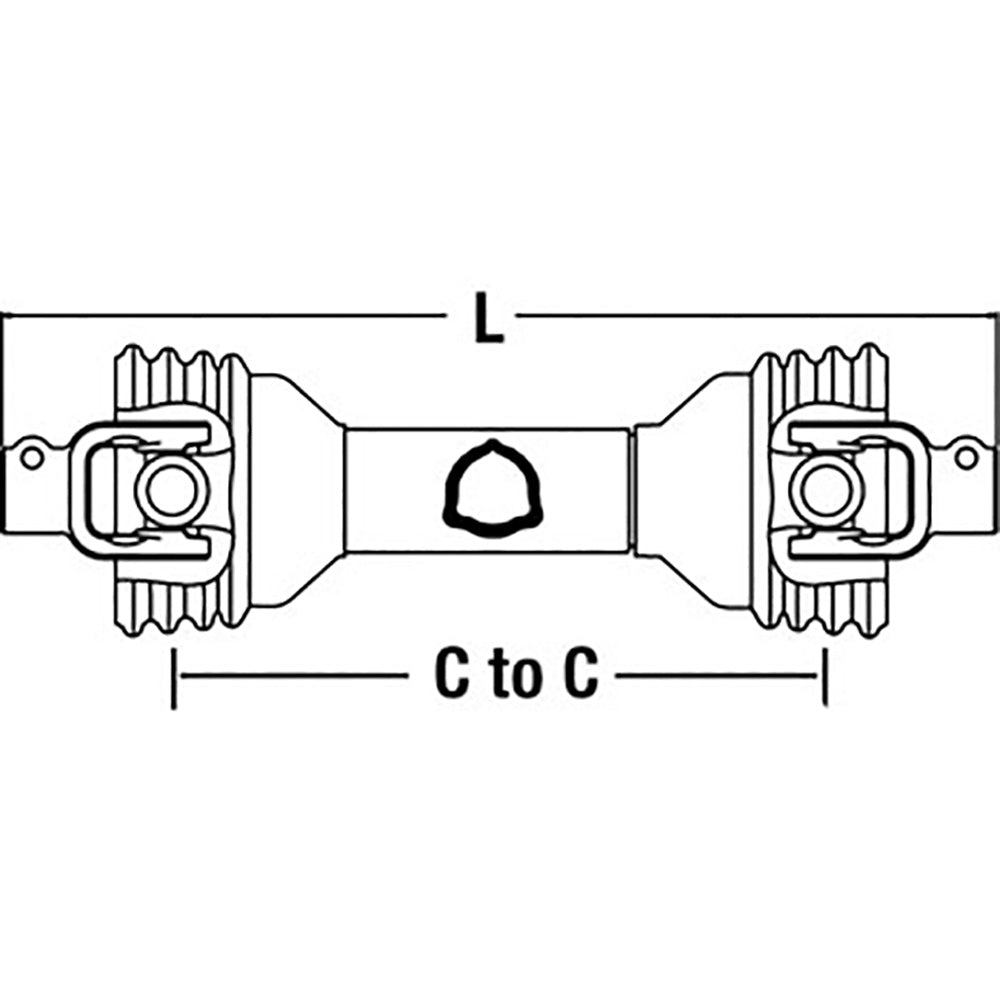 CS53811 D756560 New Universal Tractor QD Yoke Driveline 100 Series Fits CAT. 4 S