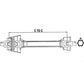 14516855 Complete CV Drive Shaft Fits John Deere 1517 1518 ++ Rotary Cutters