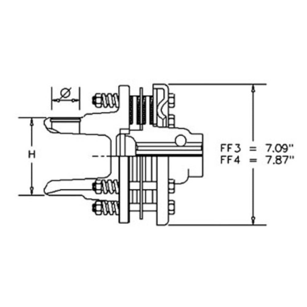 146264014 Friction Clutch Assembly Bondioli Pavesi FF4 Size 6 Comer F45 Type 60