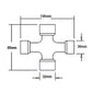 PTO Driveline Cross Kit Ujoint for WWE WWZ Series 2580 W334109-A