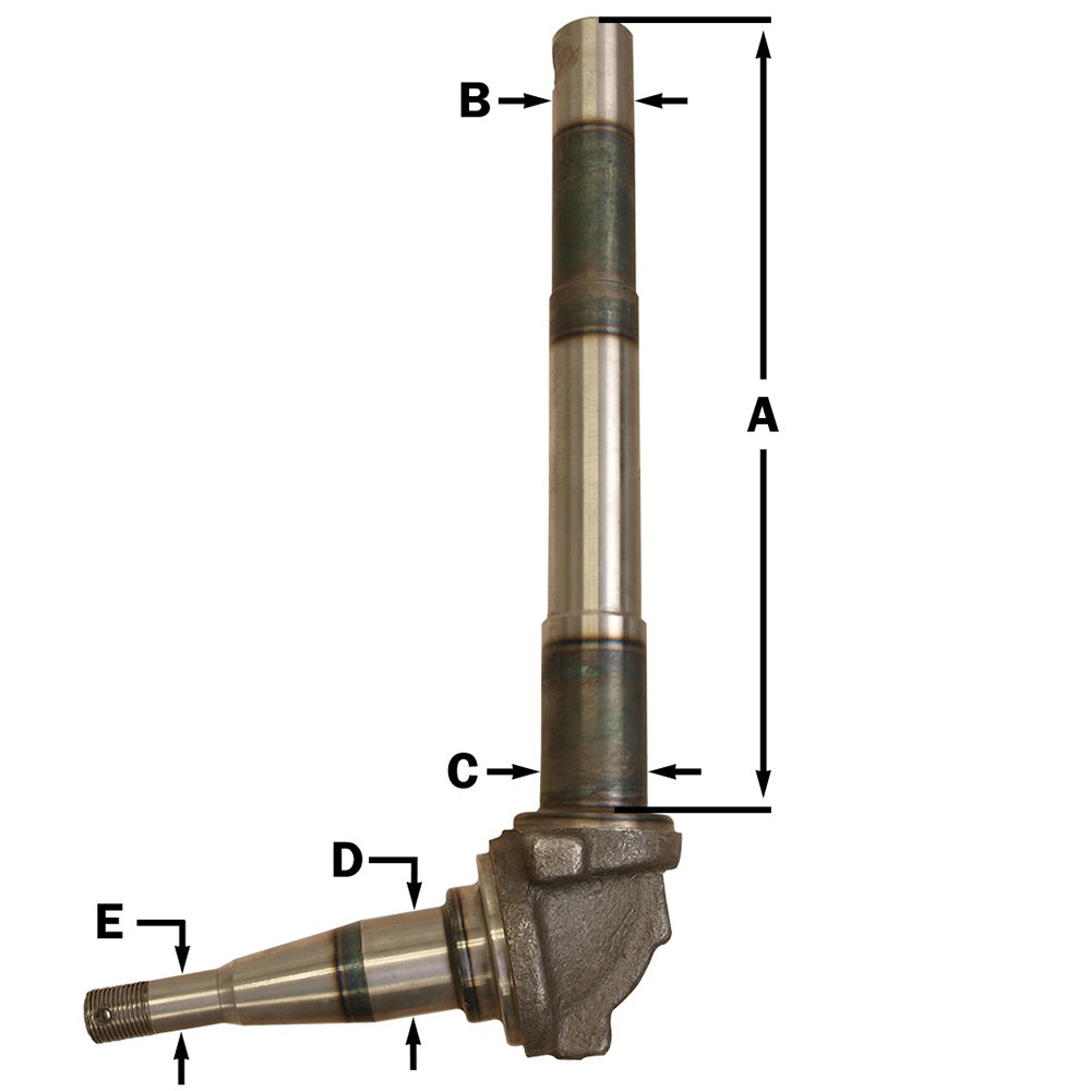 Left Hand Spindle Fits Ford/New Holland Replaces 83928074