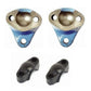 (2)- Steering Radius Rod Sockets & Cap C7NN3N406A Fits Ford/New Holland Mod
