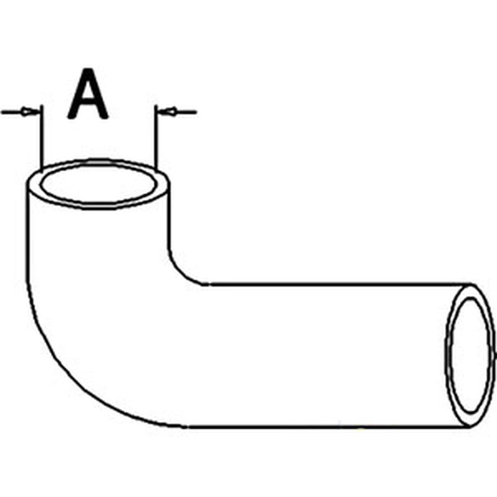 Radiator Inlet Hose Fits Ford/New Holland Replaces 81718097
