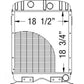 E1ADKN8005E Major & Power Major Radiator Fits Ford/New Holland Tractor
