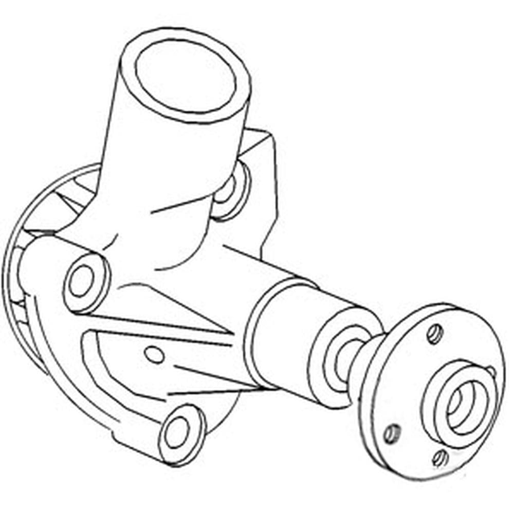 Water Pump Fits Ford/New Holland Replaces 80090121