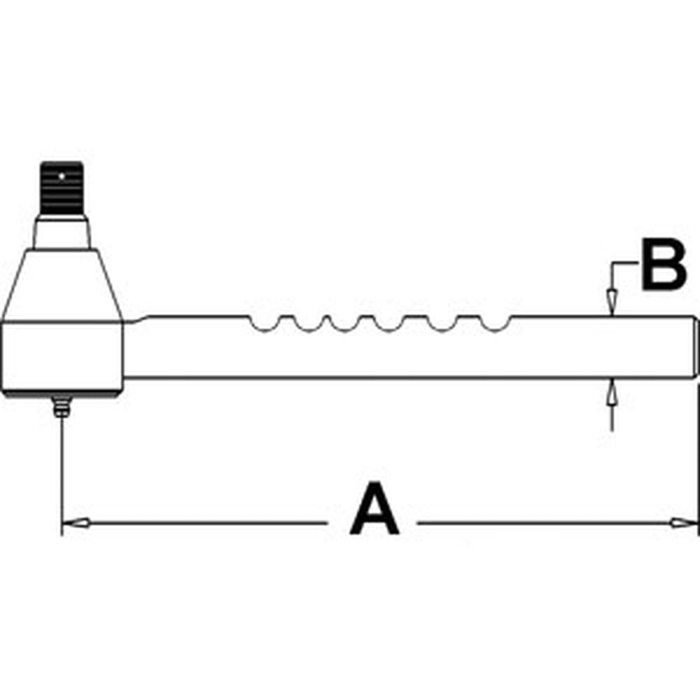 E1NN3A300AA Drag Link End Front Fits Ford New Holland Tractor 3430 3930 461