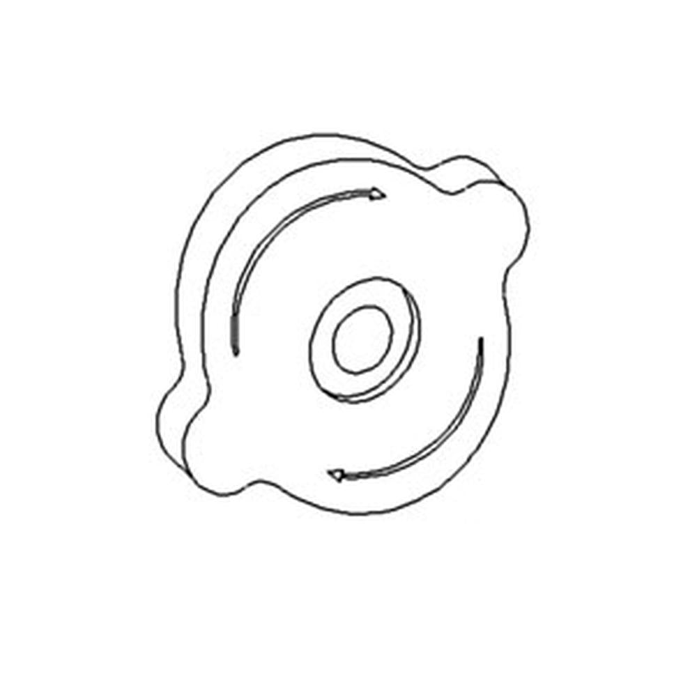 RW0021-80 Radiator Cap- 13 Lb (PSI) Fits 3/4 Inch Deep Neck E2NN8100BA