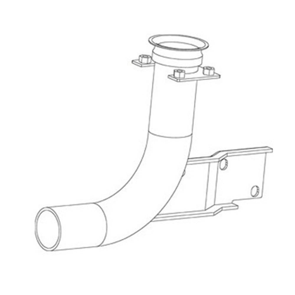 Exhaust Inlet Pipe Elbow Fits Ford/New Holland Replaces 83948636