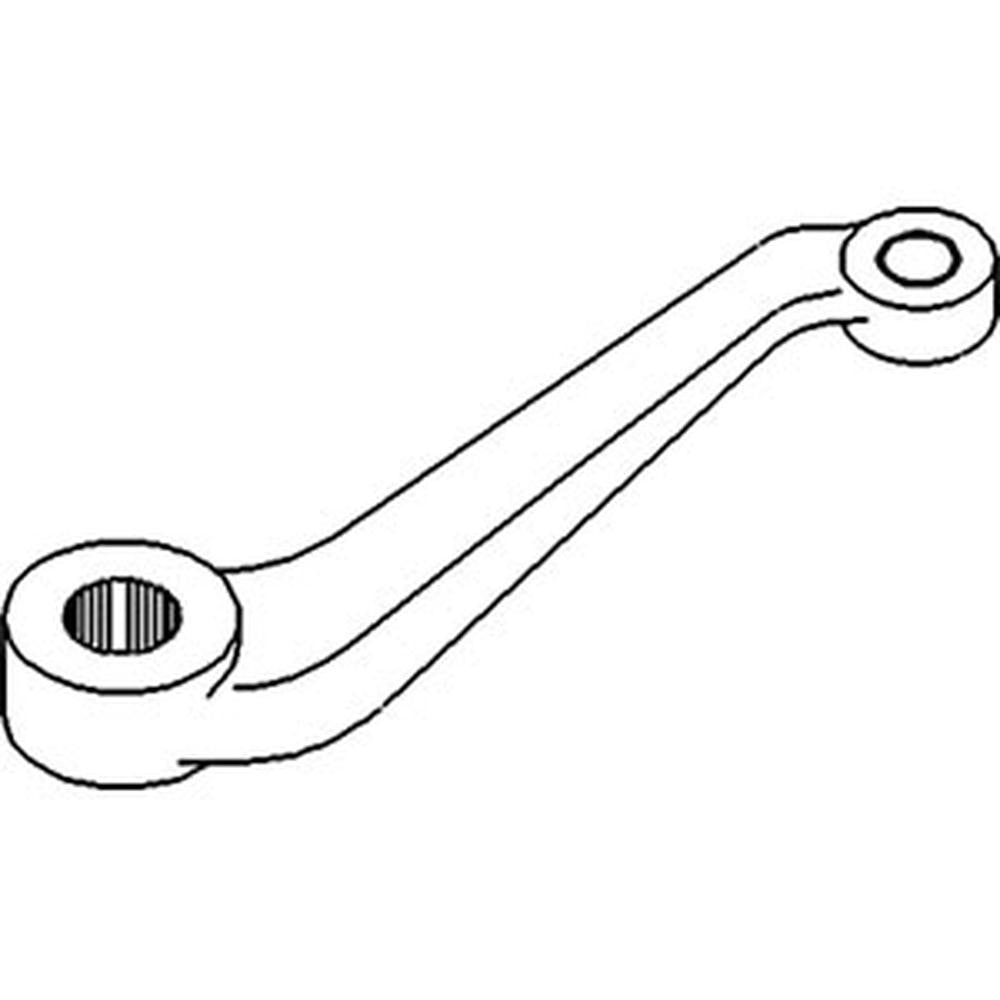 E4NN3590AA One (1) New Steering Box Drop Arm Fits Ford 231 233 2600 2810 2910