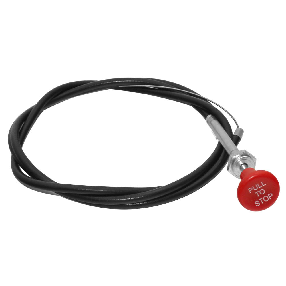 Stop/Shut-Off Cable Fits Ford Tractor 3900 4100 6600 6700 7600 7700 8600 9600++