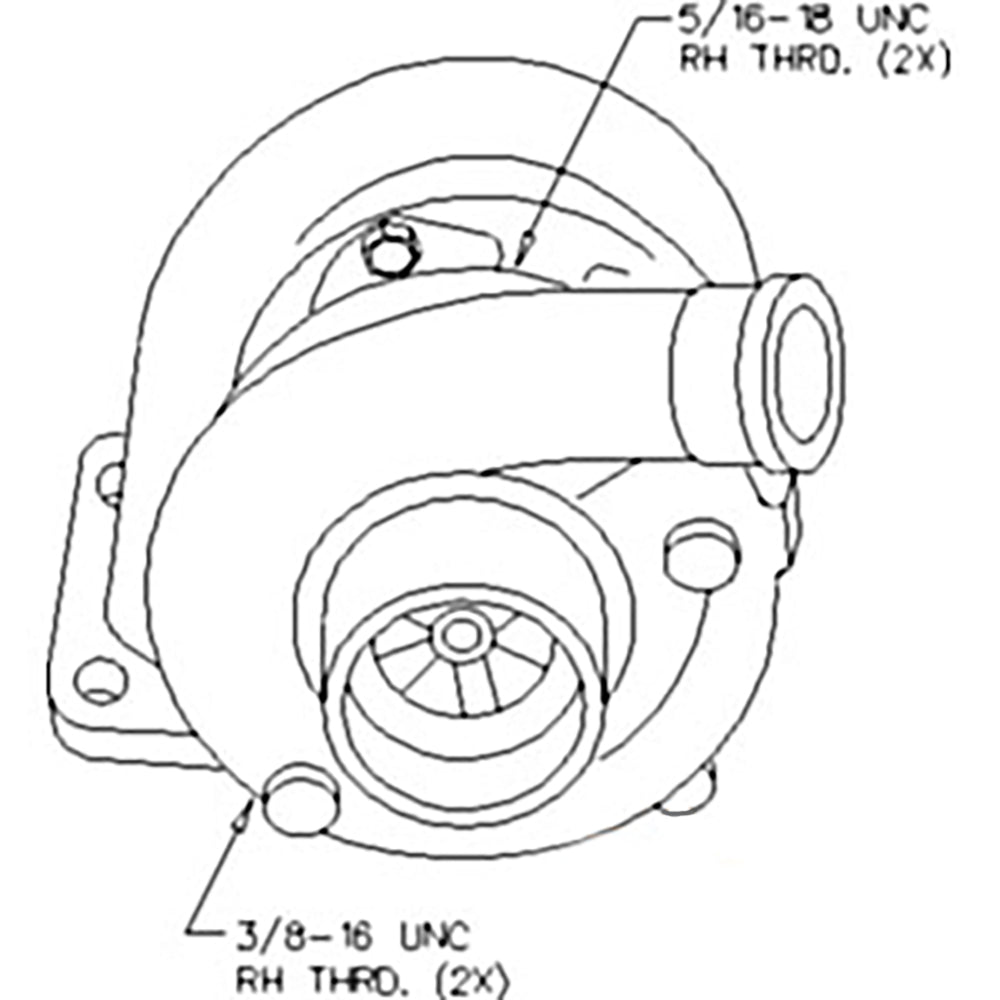 Turbocharger Fits Ford/New Holland Replaces 466746-0004