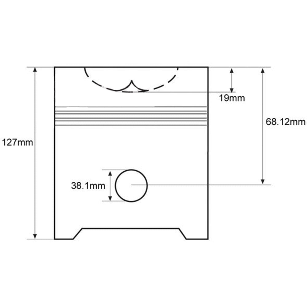 E7NN6108FA Fits Ford New Holland Tractor Standard Piston 445C 445D 655C