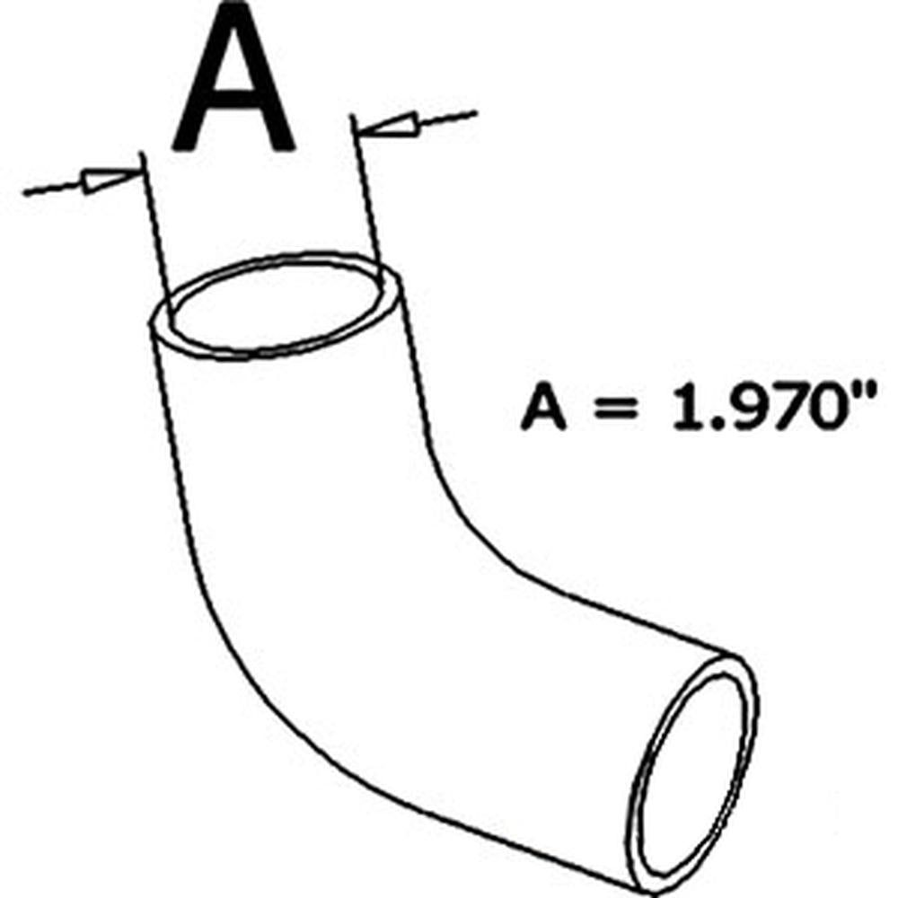 E7NN8286AA Lower Radiator Hose Fits Ford New Holland 6810 7610 7810 7810S