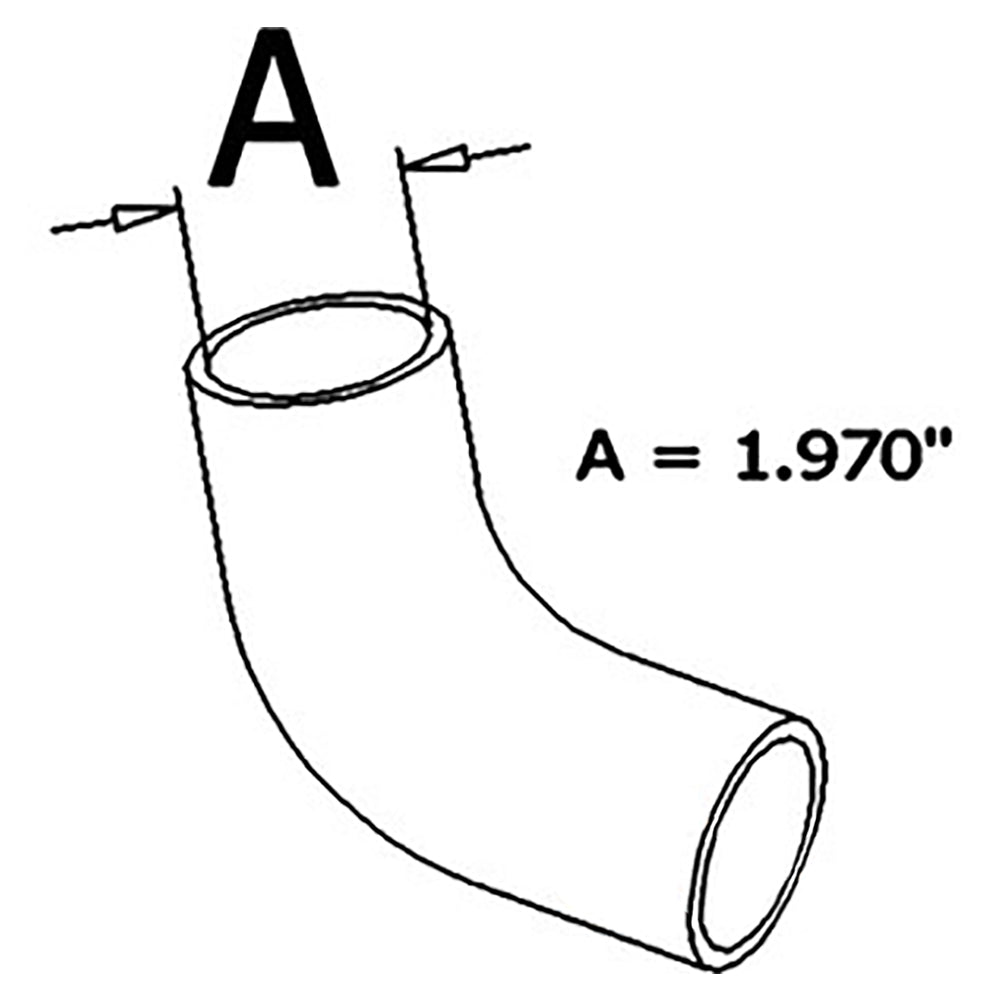 E7NN8286AA Lower Radiator Hose Fits Ford New Holland 6810 7610 7810 7810S