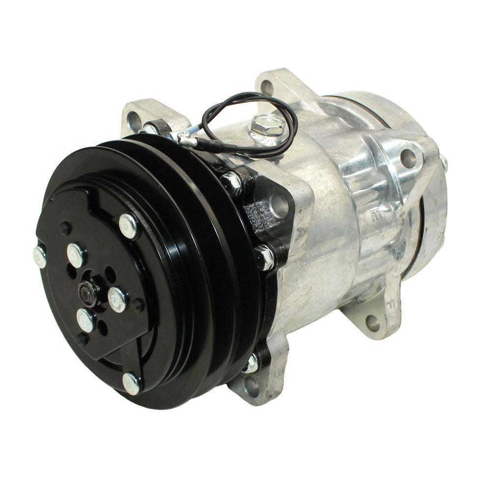 E8NN19D629AA AC Compressor Sanden Style With Clutch Fits Ford New Holland TW15 +