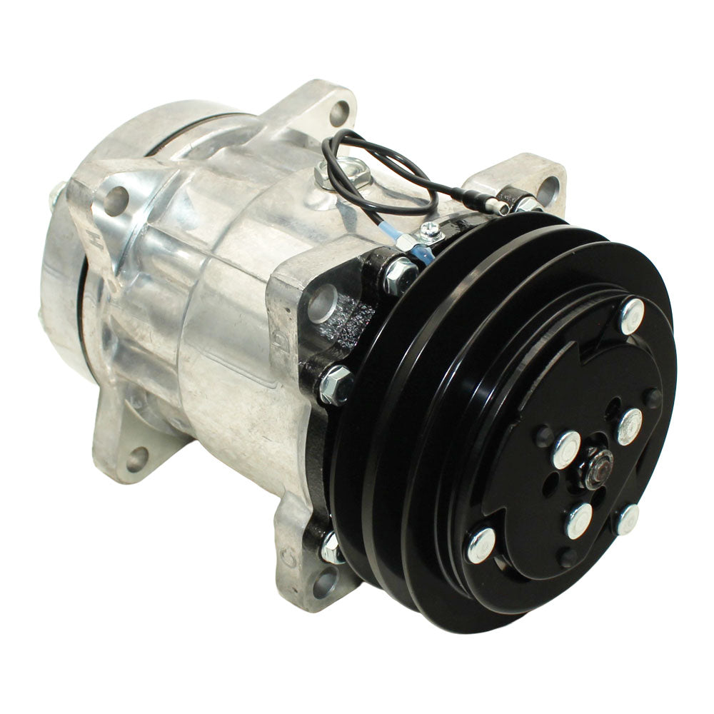 E8NN19D629AA Compressor Sanden Style Fits Ford/New Holland 7110 7740 ++ Tractors