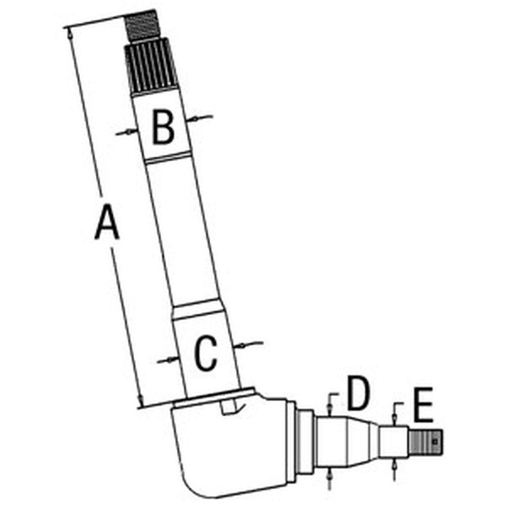 E9NN3105DB Spindle Fits Ford/New Holland 8240 8340 Tractors