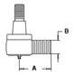 1104-4154 - Tie Rod End Fits Ford/New Holland TS100, TS110, TS80, TS90