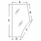 WN-E9NN94032N18BB-PEX Glass, Door, LH Fits Ford/New Holland (5610 6640 7740