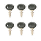 Qty 6: Ignition Switch Key(s) Fits White Replaces 677515A