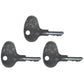 (3) Key Set #12343 Fits Mitsubishi Fits Kubota Fits CAT Forklift