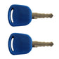2 Keys Fits Ford NH 82030143 F0NN11603AA TS100 TS110 TS115 TS90 Aftermarket