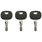 (3) - Ignition Keys fit Skytrak 8035807 3 pcs. Key Set APK75 5119S