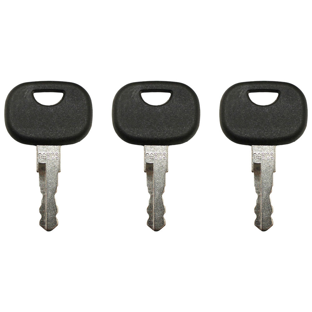 (3) - Ignition Keys fit Skytrak 8035807 3 pcs. Key Set APK75 5119S