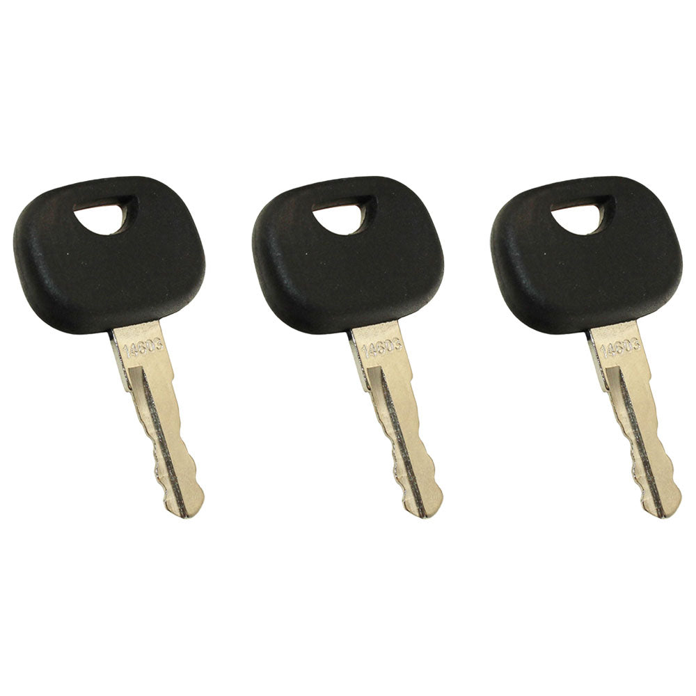 (3) - Ignition Keys fit Skytrak 8035807 3 pcs. Key Set APK75 5119S