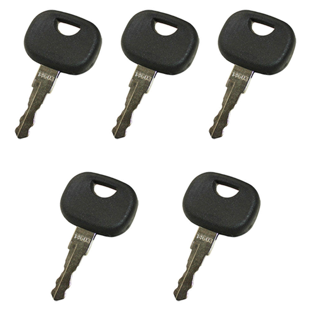 14603 Pack of 5 Keys Fits Ford New Holland NH & Fits JCB Backhoe Models