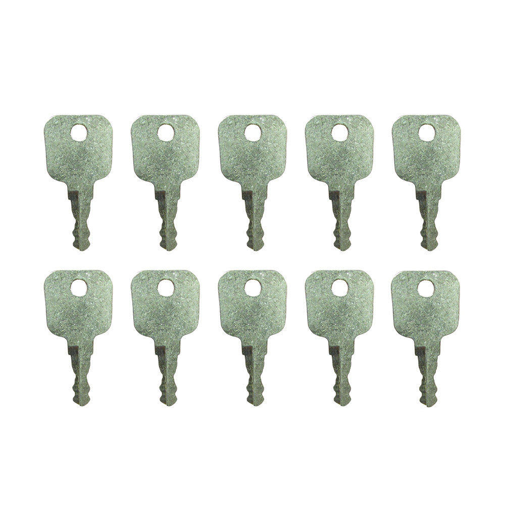Fits (14607) Fits JCB/ Fits CAT / Fits Bomag Key *10 Pack*