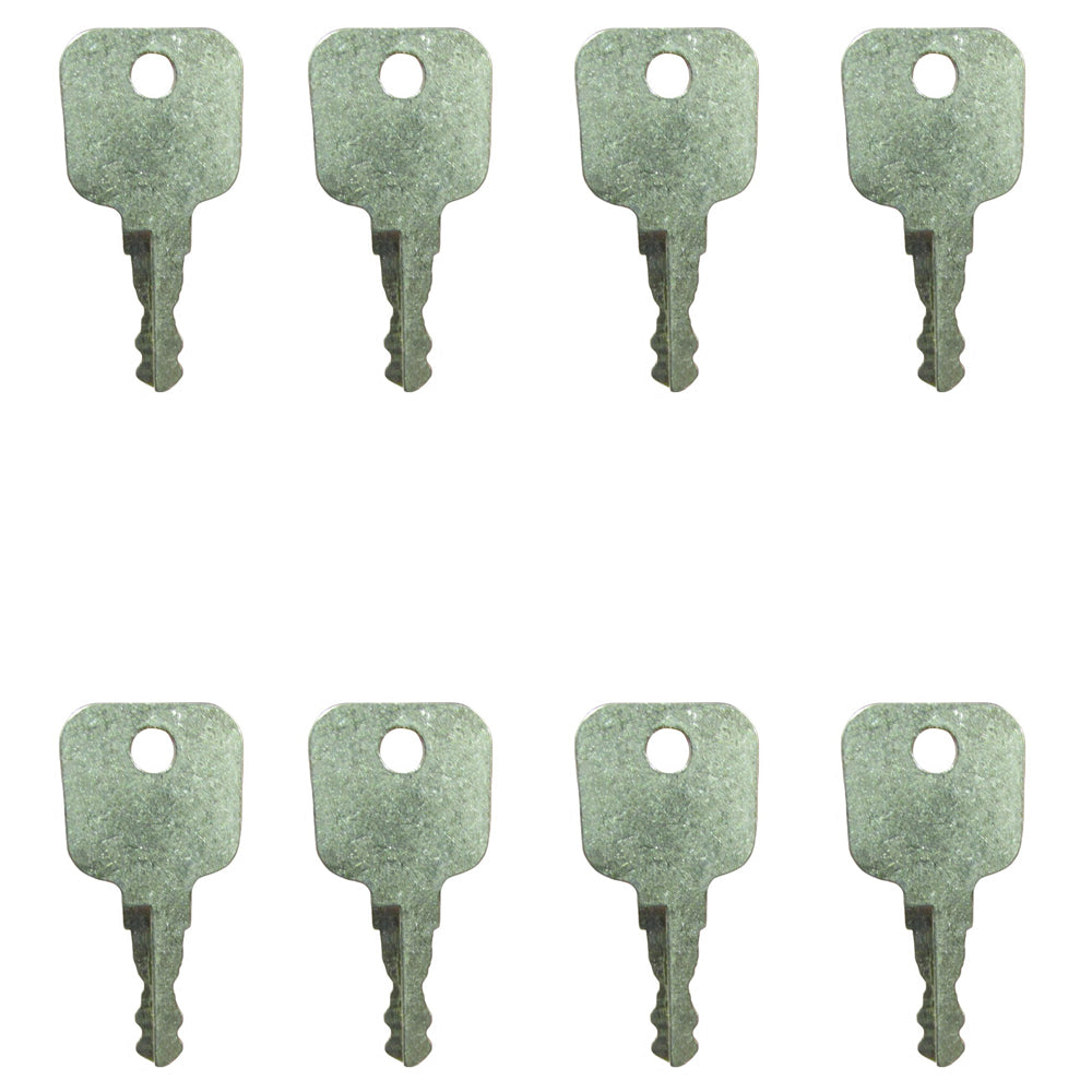Qty 8: Key(s) Fits Caterpillar Replaces 14607