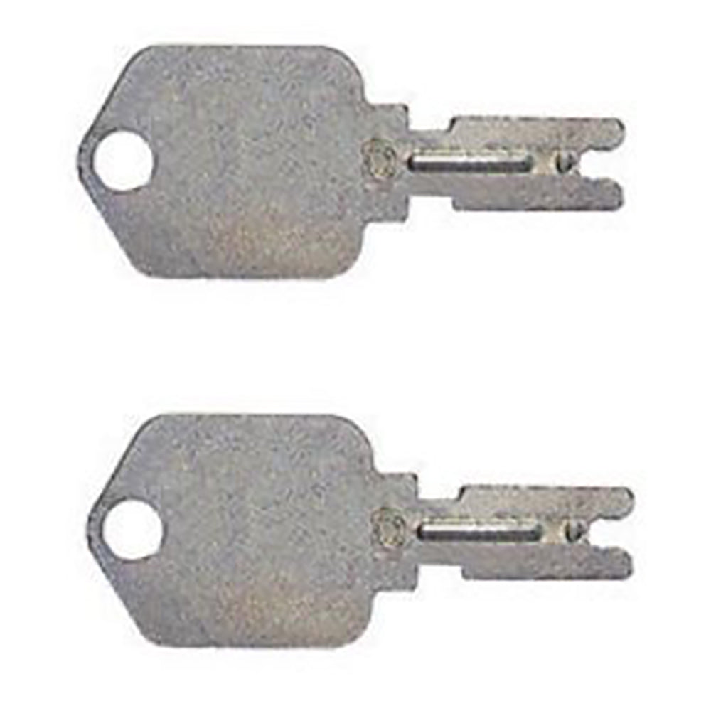 2 (1 pair) Keys Fits CAT Forklifts Skid Steers 430 440 450 Mustang