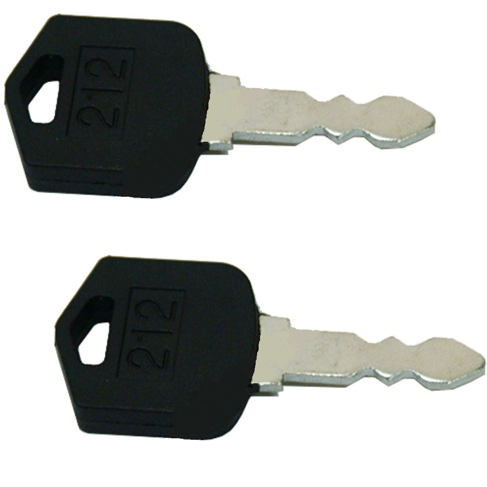 212 Ignition Pack of 2 Keys For Various Doosan & Daewoo Forklift Models