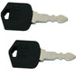 (2) Ignition Keys fits Doosan fits Daewoo Forklift D25 D35 G25 G35 # 212 D554212
