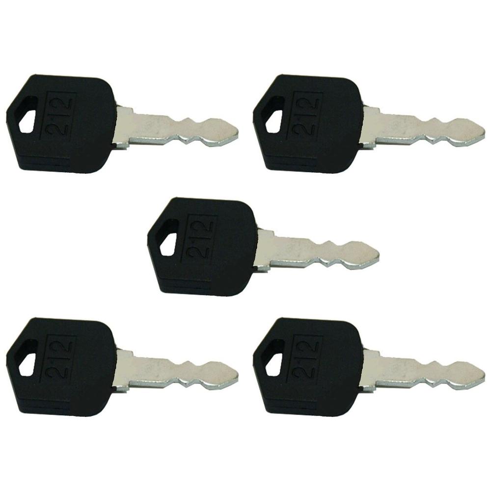 212 Ignition Pack of 5 Keys For Doosan & Daewoo Forklift D25 D35 G25 G35