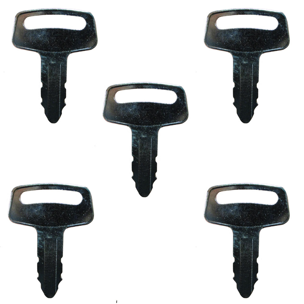 RC10153630 Five 5 Keys Fits Kubota R420 R520 K008 and Kx41 Excavators