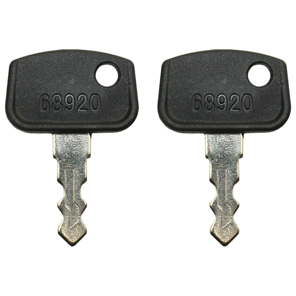 68920 2 Keys Fits Kubota RTV UTV Utility Vehicles B BX F GR ZD RTV500 RTV900