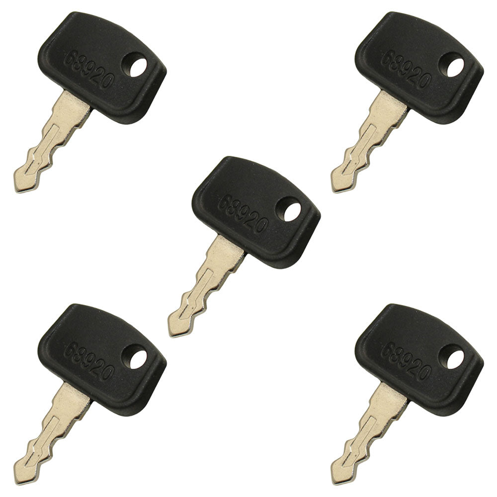 PL501-68920 (5) Ignition Keys Fits Kubota RTV UTV Utility Vehicles B BX F GR ZD RTV500 RTV900