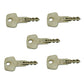 (5) Fuel Cap Lock Key Set 706 for Liebherr Heavy Equipment