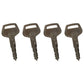 4PK 787 Key for Komatsu Heavy Equipment Excavator Dozer Loader Backhoe Starter