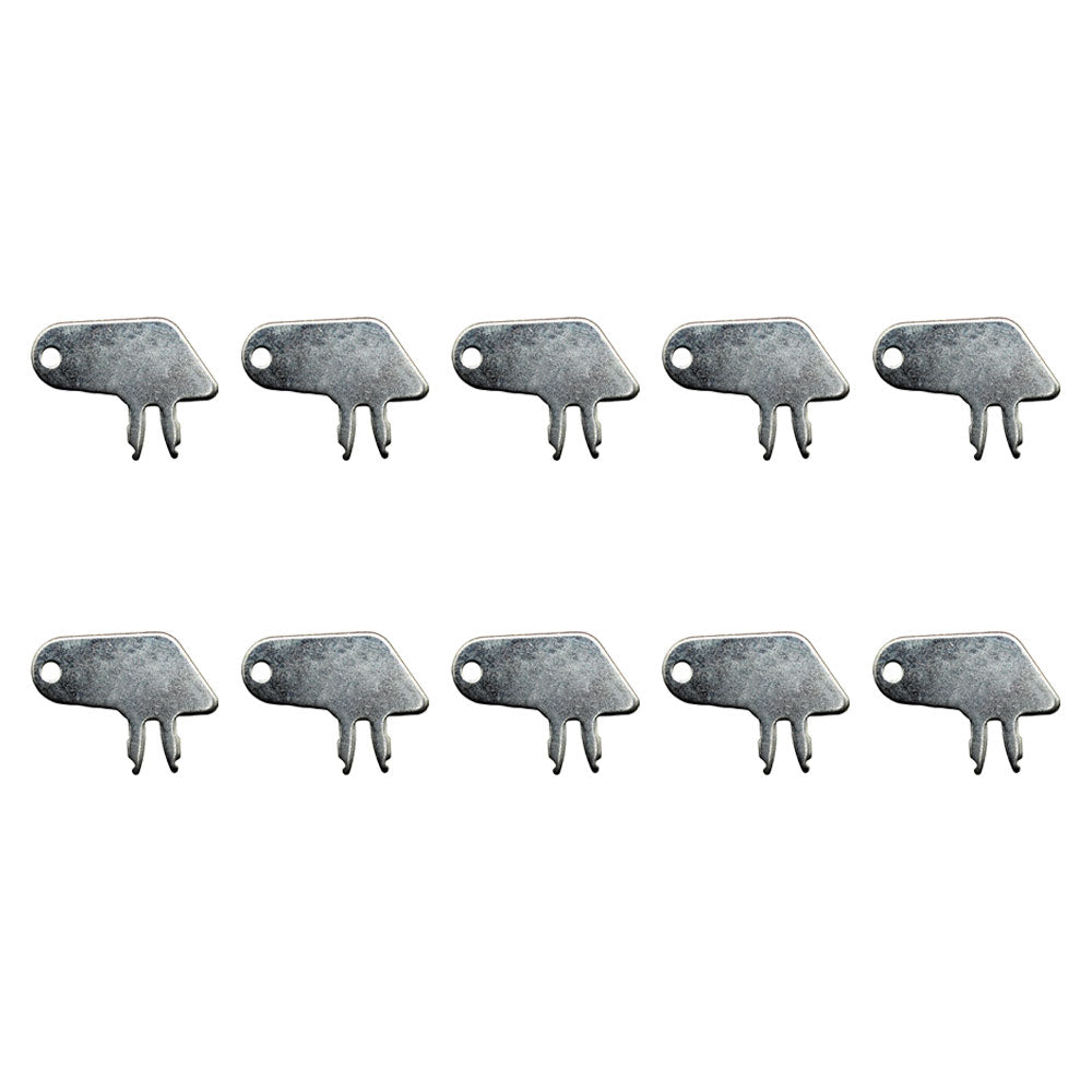 (10)- Master Disconnect Forked Keys for Komatsu & Fits Caterpillar Fits CAT Swit